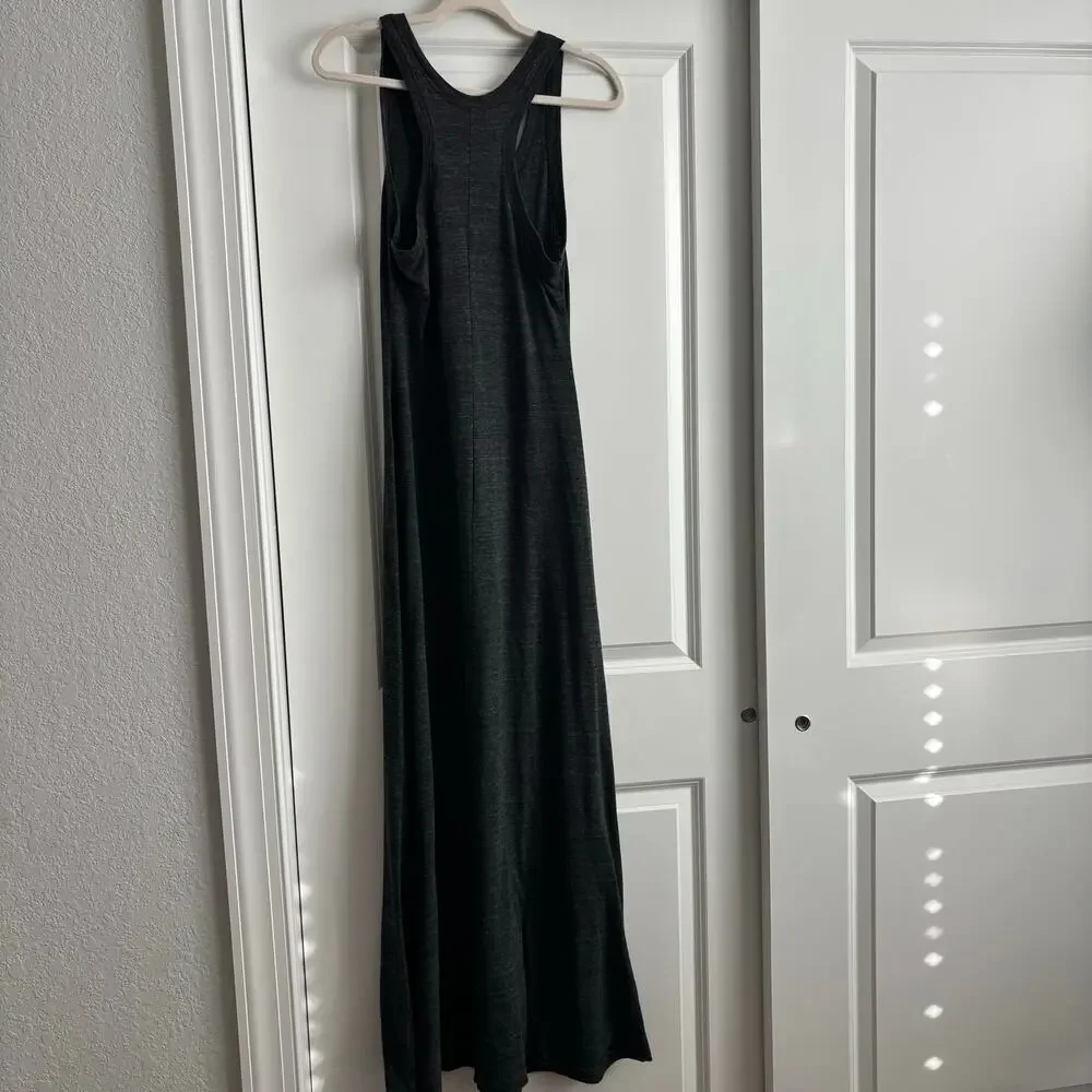 Alternative Earth Women’s Jersey Knit Tank Gray Maxi Dress Sz M Minimalist - Picture 3 of 12